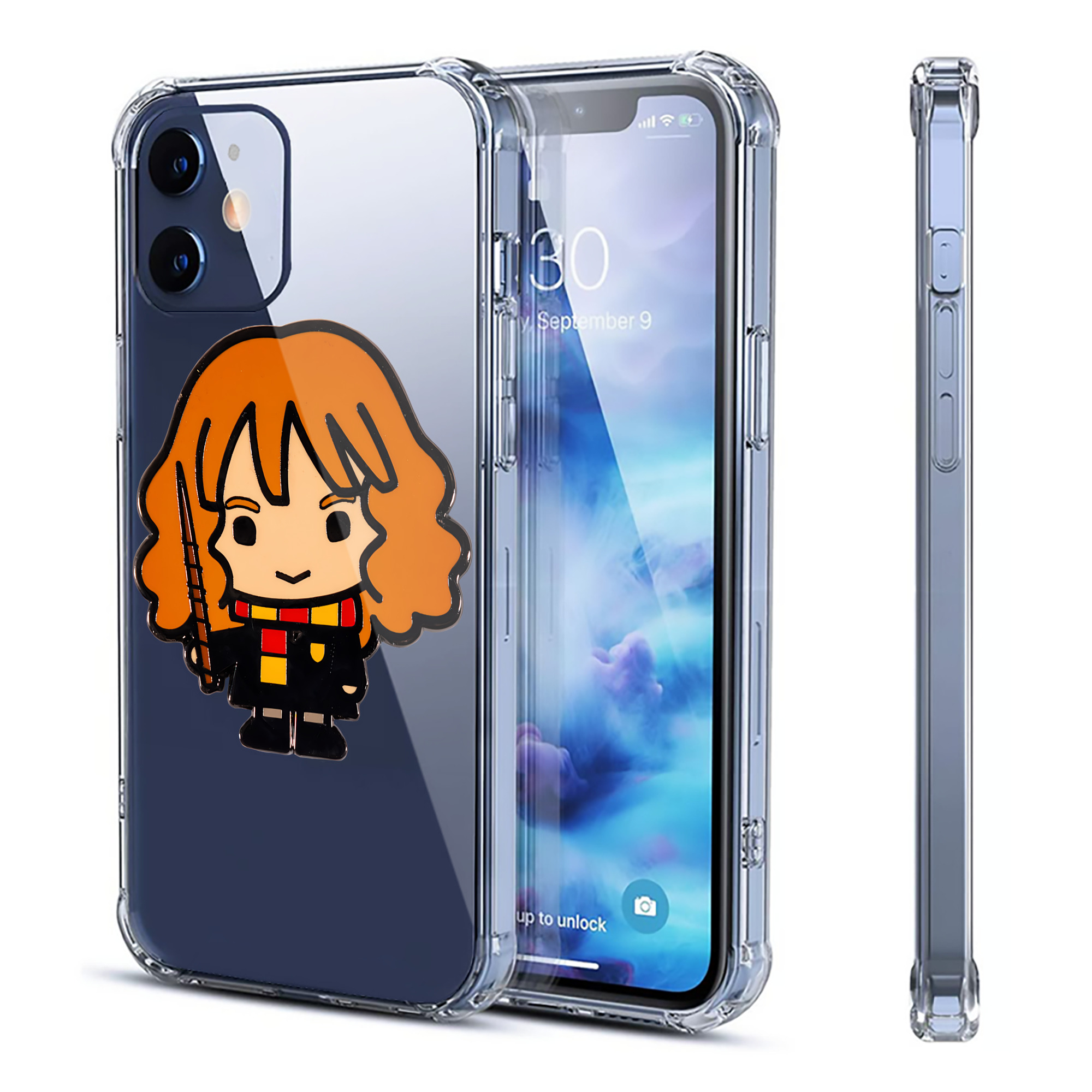 （画像用） Harry Potter ハリー・ポッターシリーズ 【iPhone 12シリーズ対応】透明スマホケース（クリアソフトケース）